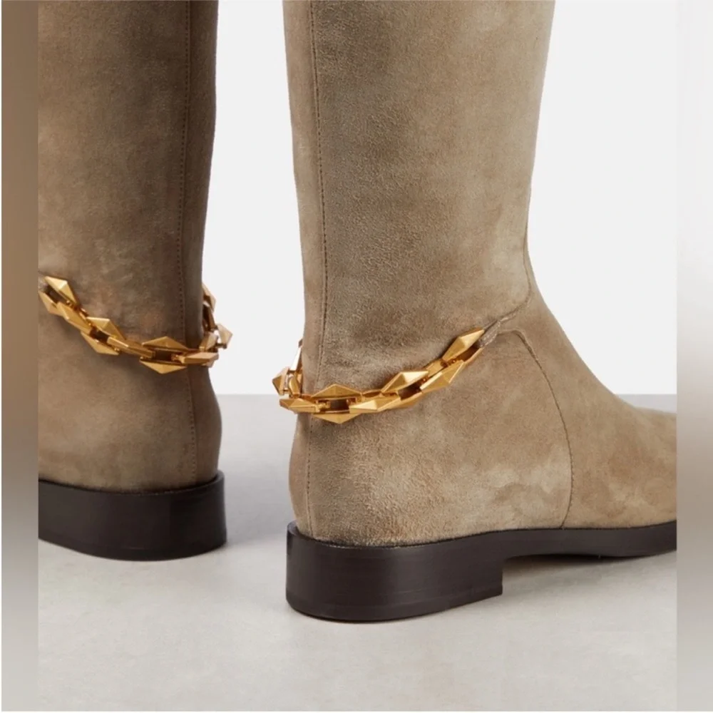 New JIMMY CHOO Nell suede knee-high boots 41 $1,695